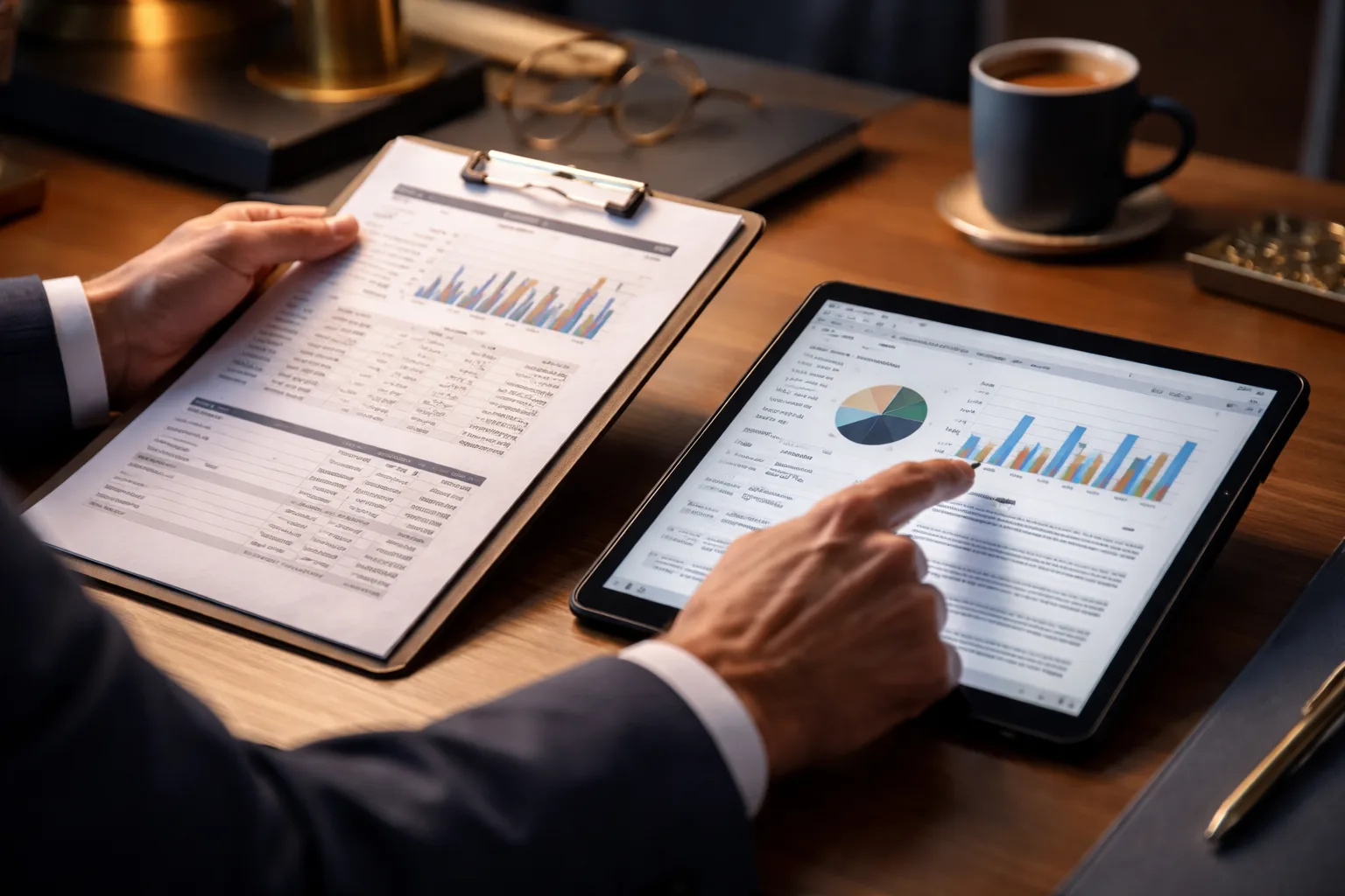 Analyst comparing independent salary survey data against government wage benchmarks for an EB-1A remuneration exhibit