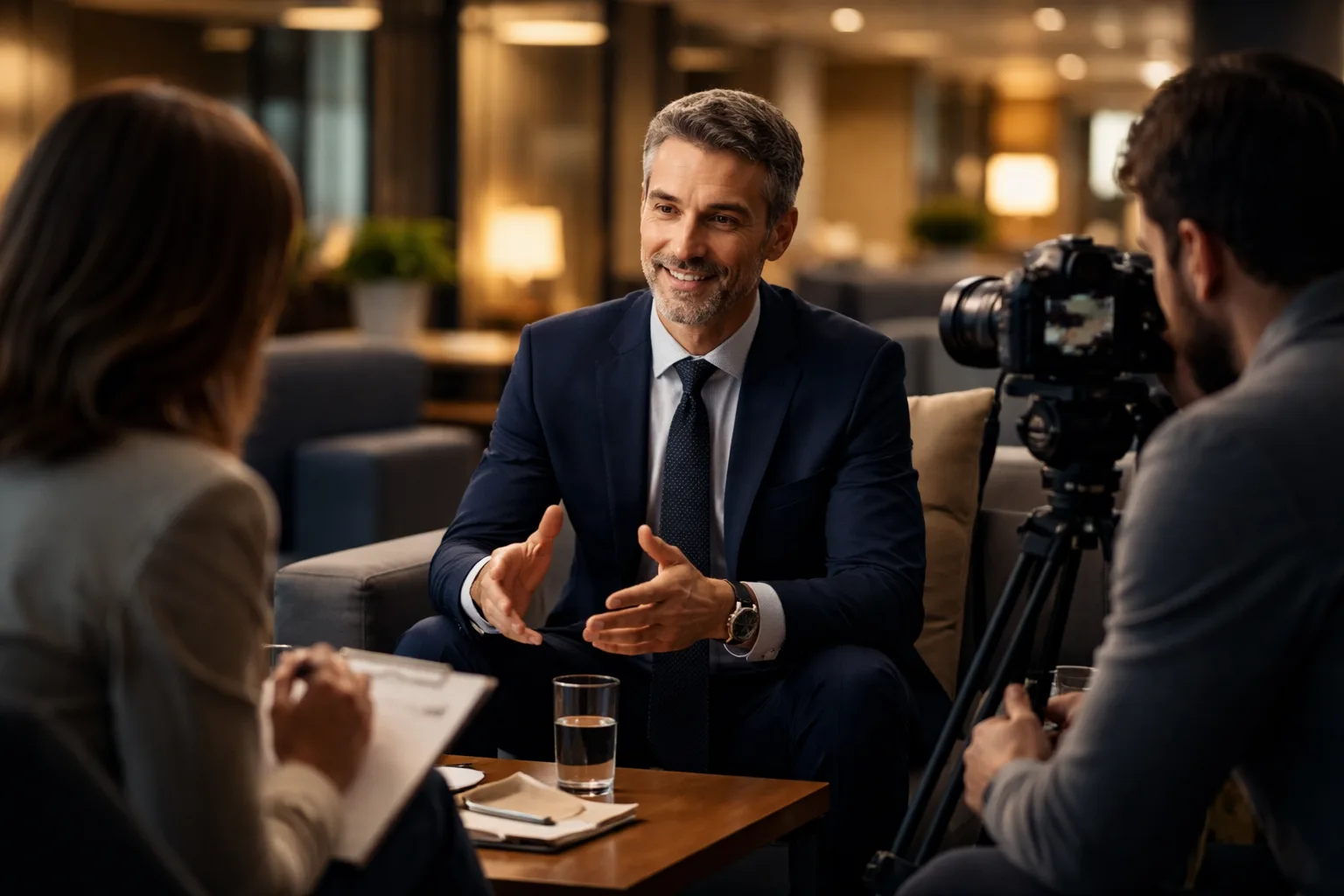Business executive interviewed for genuine trade press coverage supporting O-1A published material evidence