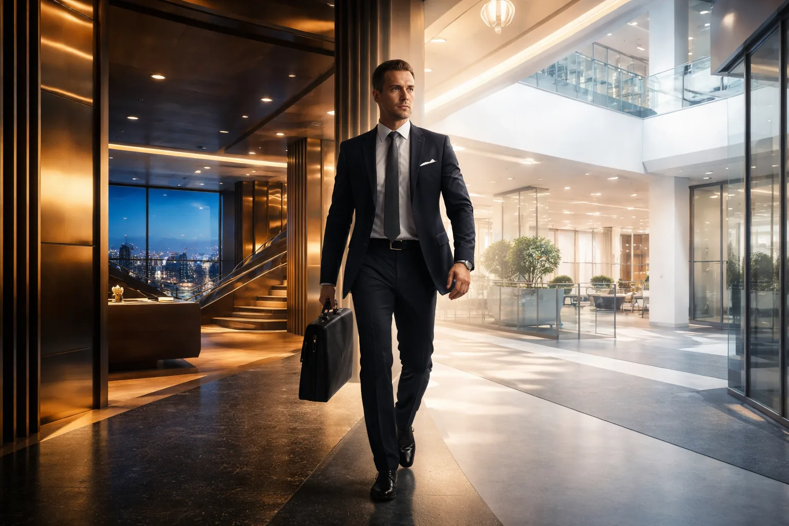 Executive whose role spans two company locations, illustrating the O-1A itinerary requirement